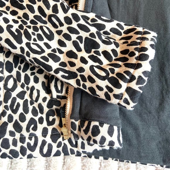 J Crew Crewcuts Quilted Cotton Jacket in Leopard Print, Girls size M (8-9), EUC - Picture 6 of 9